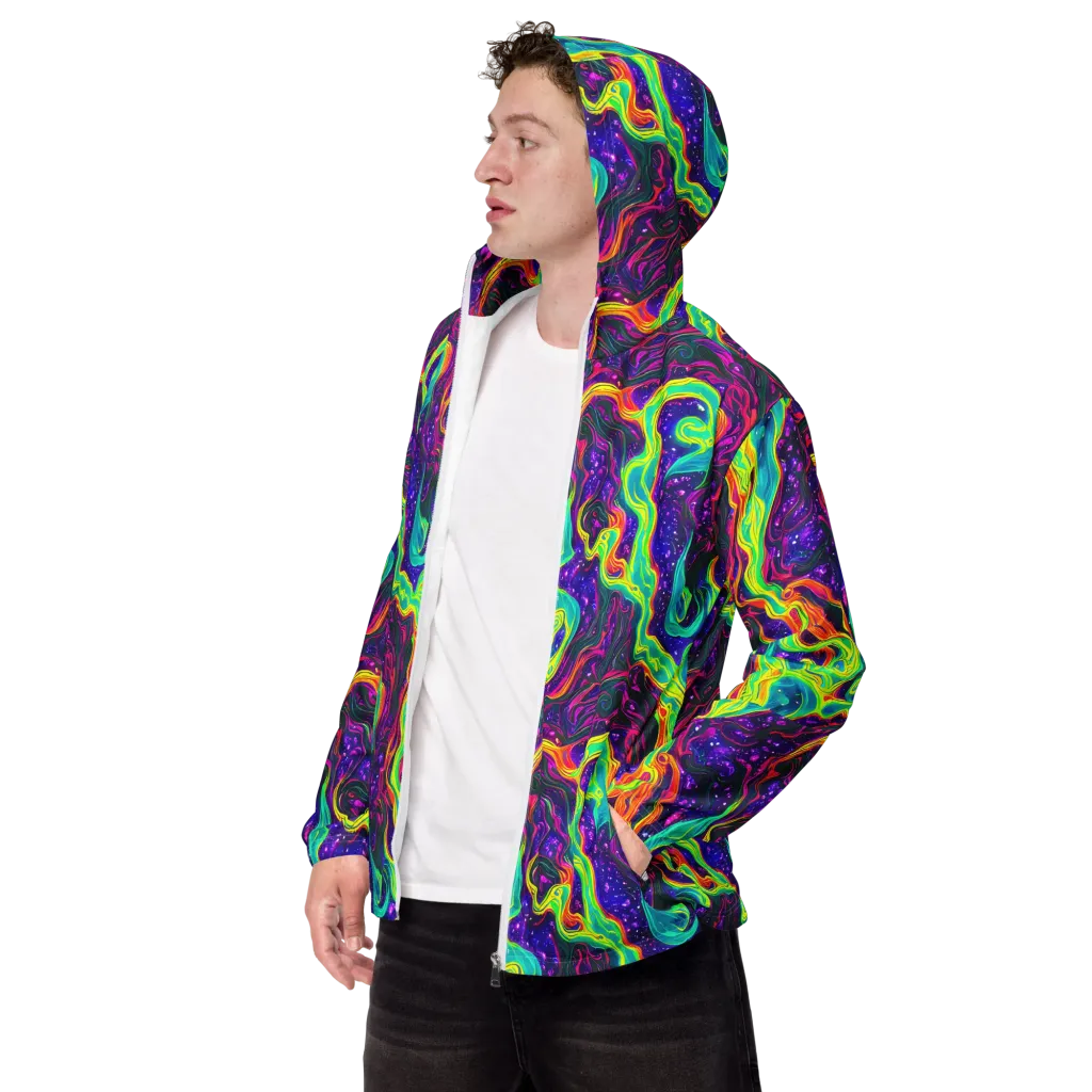 Infinite Ink on Men's Windbreaker — Left Front