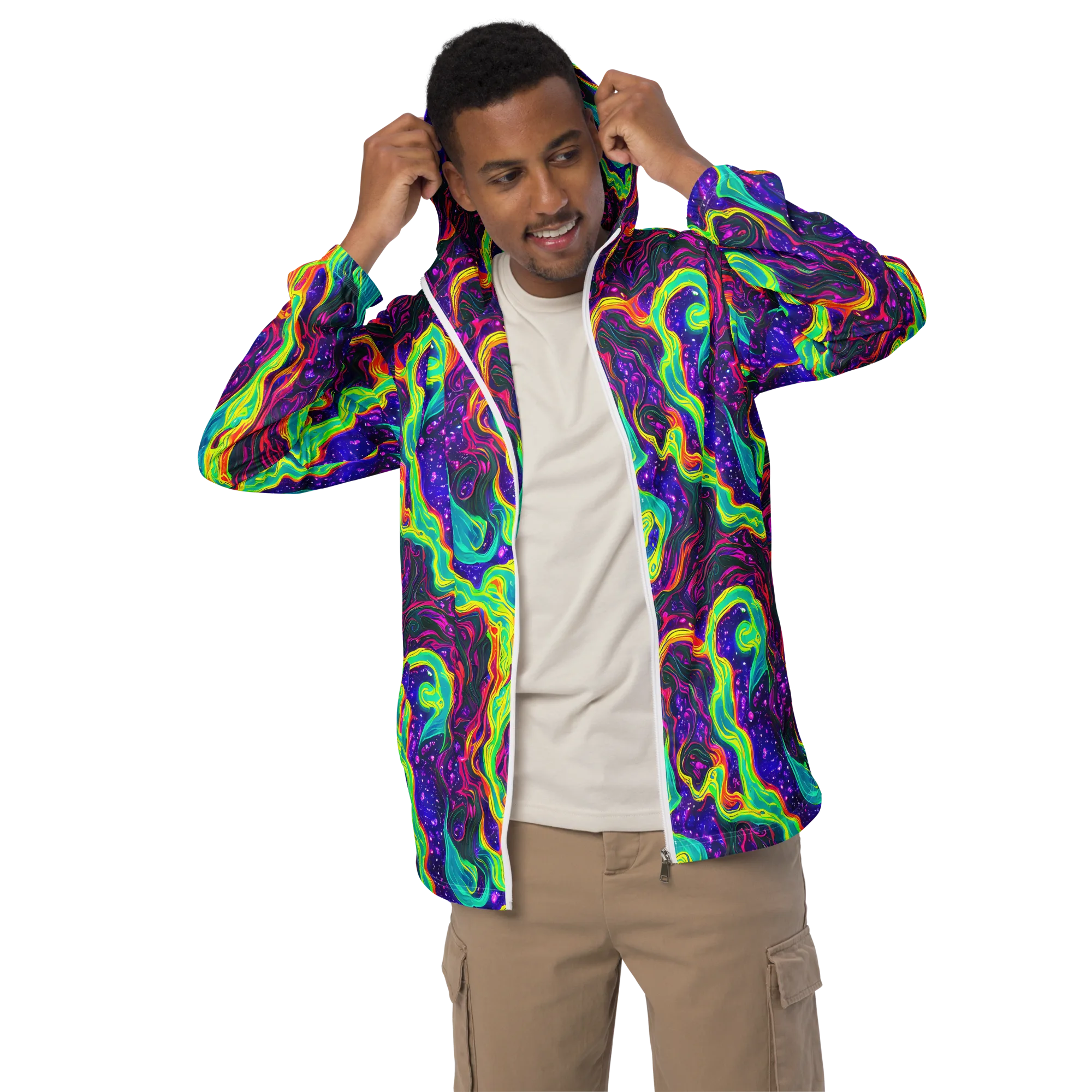 Infinite Ink on Men's Windbreaker — Front
