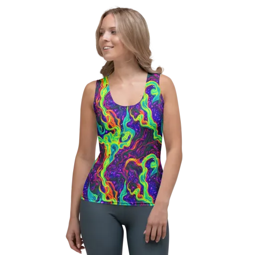 Infinite Ink on a Women's Tank Top