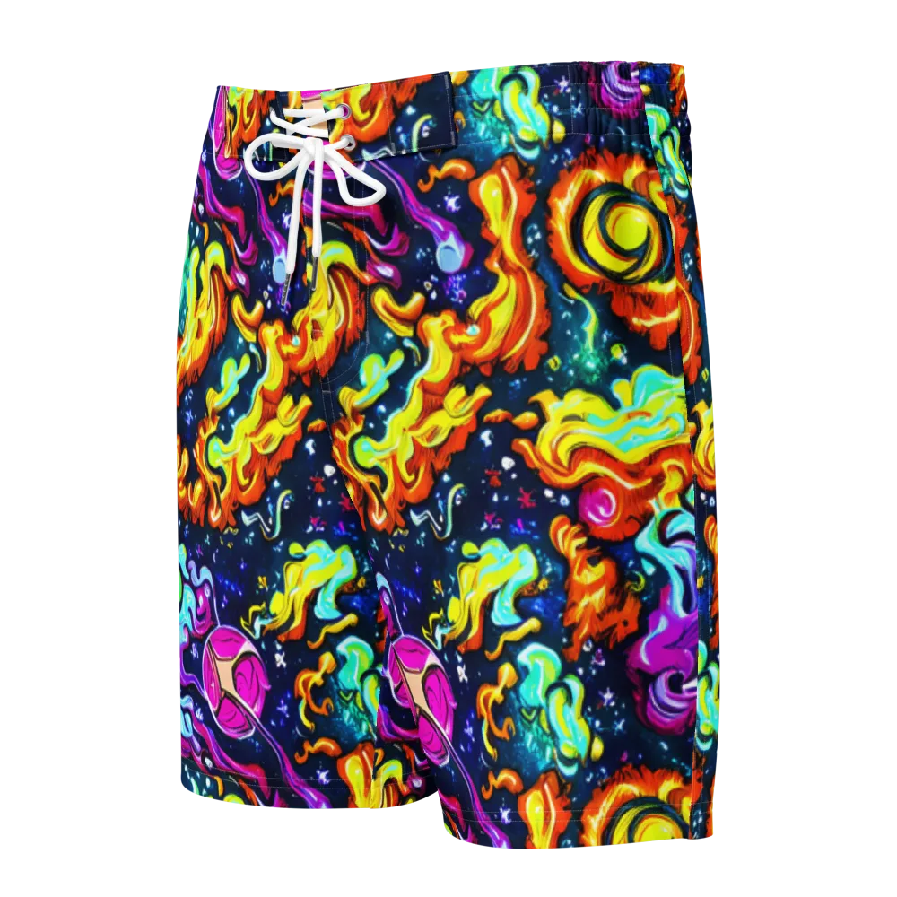 The Neon Dream on Men's Board Shorts — Front