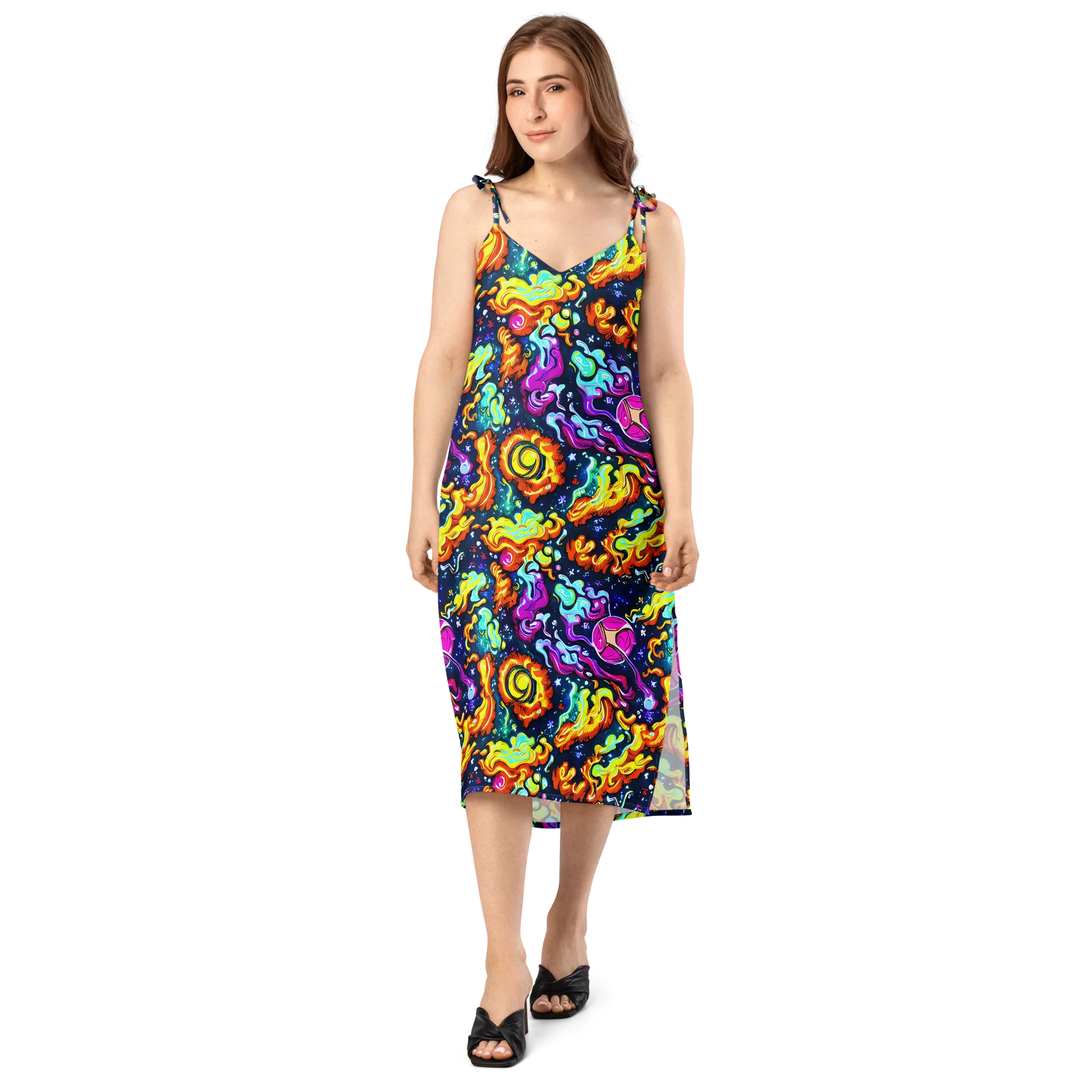 The Neon Dream on Slip Dress — Front