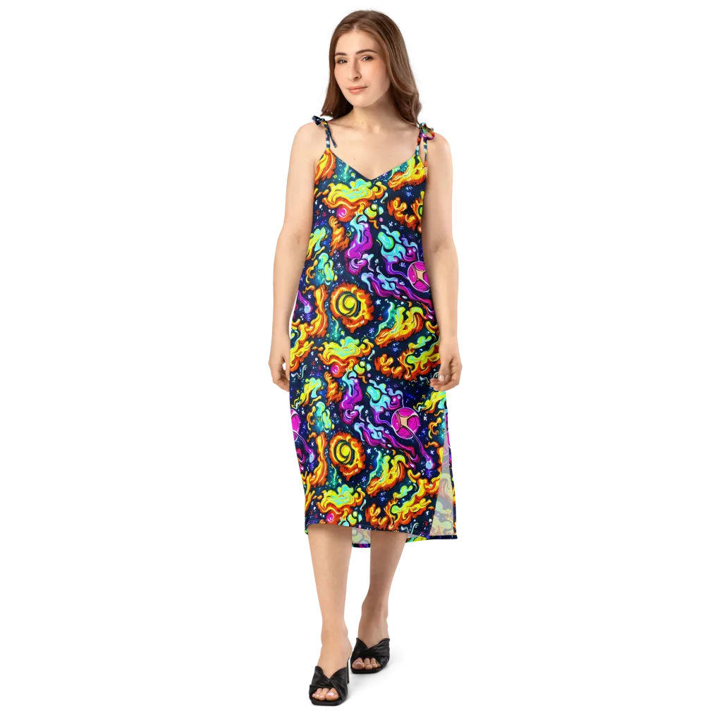 The Neon Dream on Slip Dress — Front