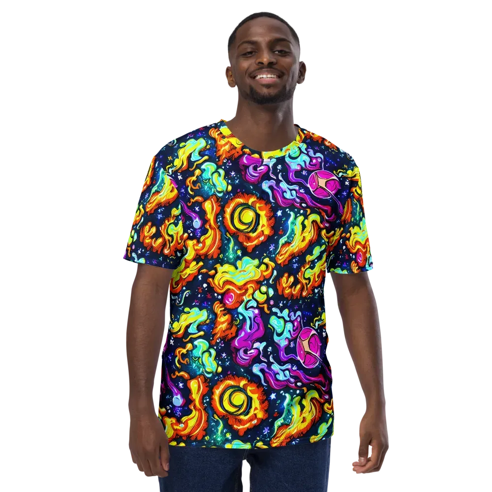 The Neon Dream on Men's Crew Neck T-Shirt — Front