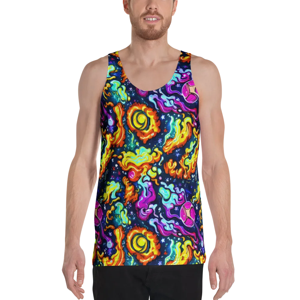 The Neon Dream on Men's Tank Top — Front