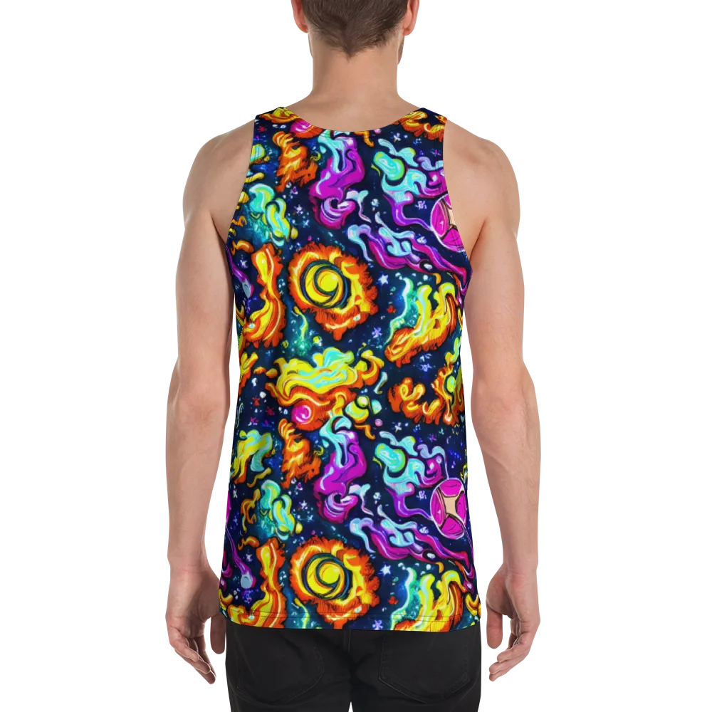The Neon Dream on Men's Tank Top — Back