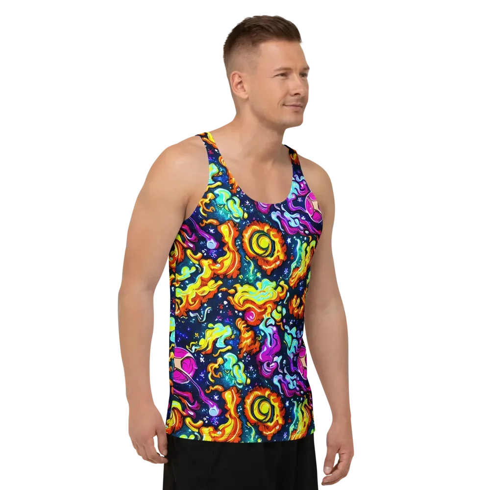 The Neon Dream on Men's Tank Top — Right Front
