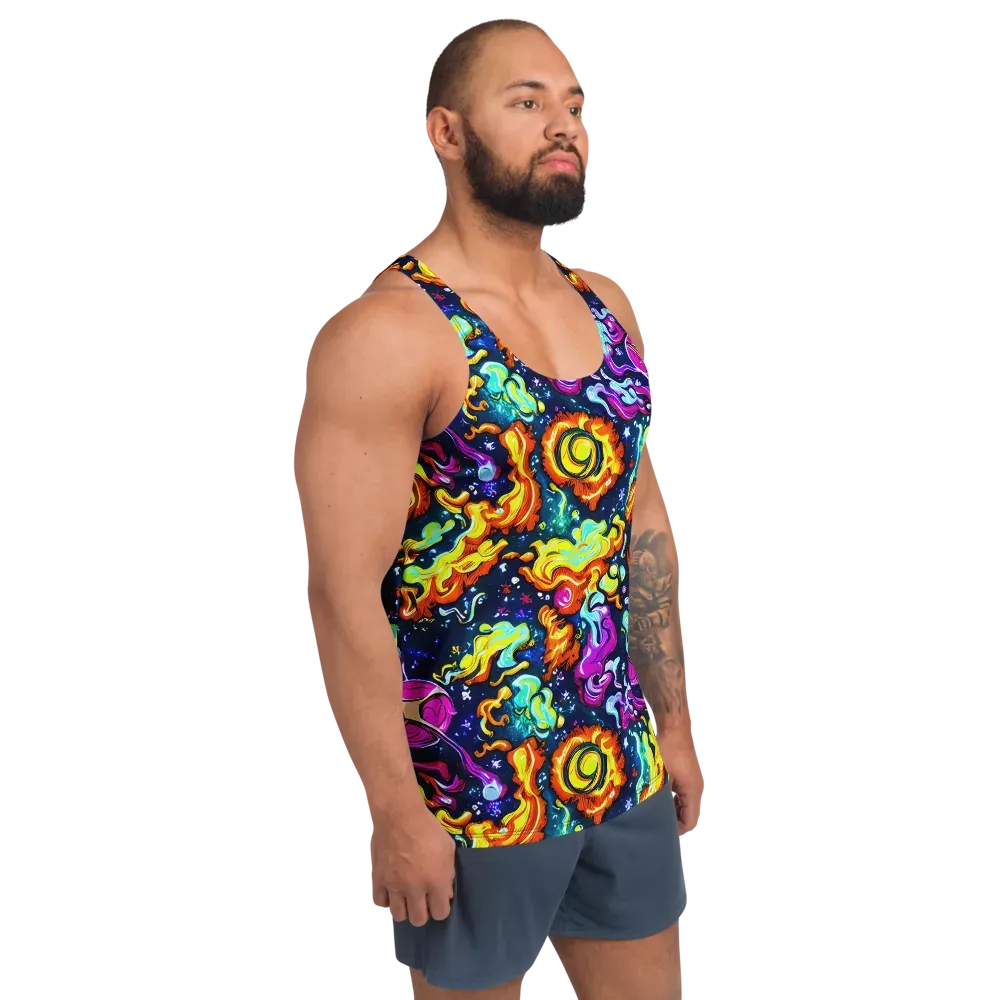 The Neon Dream on Men's Tank Top — Right Front