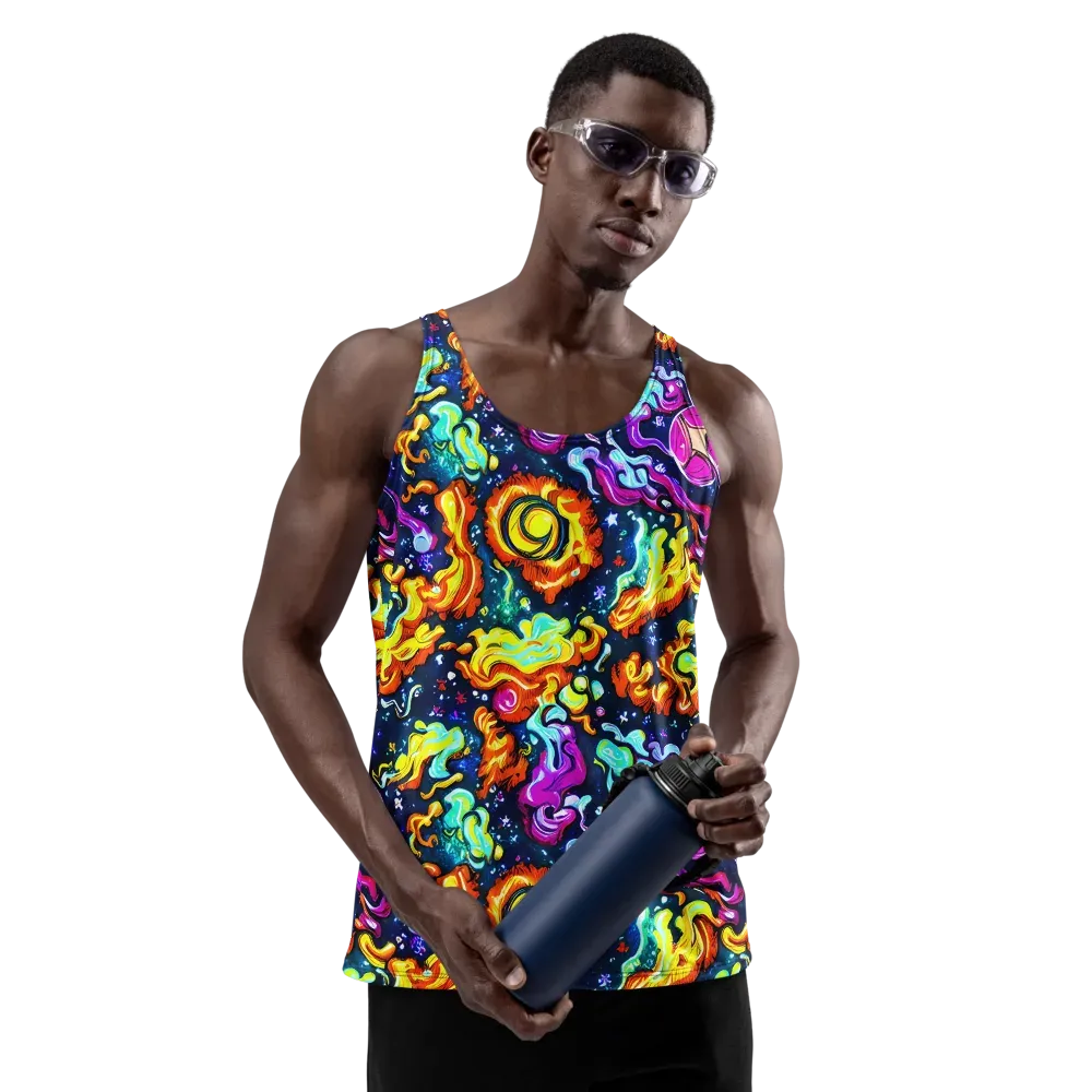 The Neon Dream on Men's Tank Top — Front