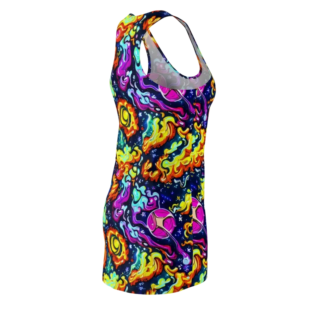 The Neon Dream on Racerback Dress — Back Side