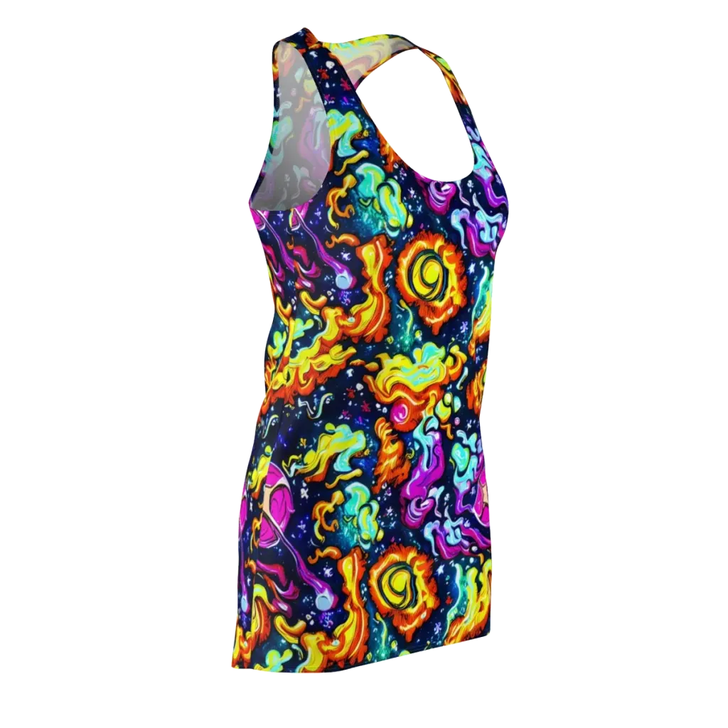 The Neon Dream on Racerback Dress — Front Side