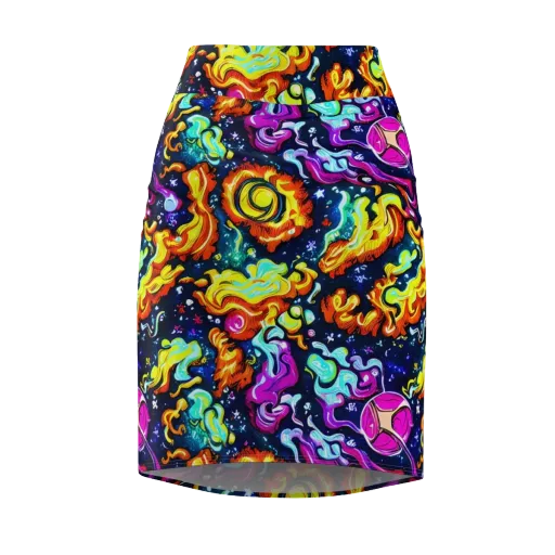 The Neon Dream on a Pencil Skirt