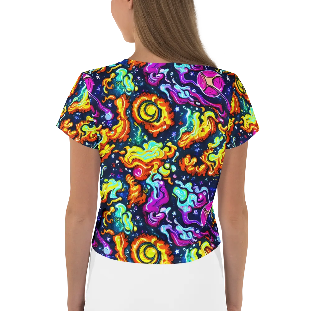 The Neon Dream on Crop Tee — Back