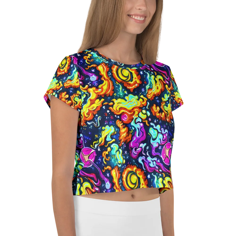 The Neon Dream on Crop Tee — Right