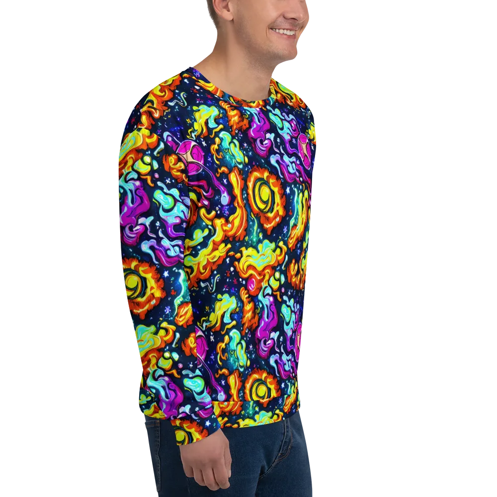 The Neon Dream on Sweatshirt — Right Front