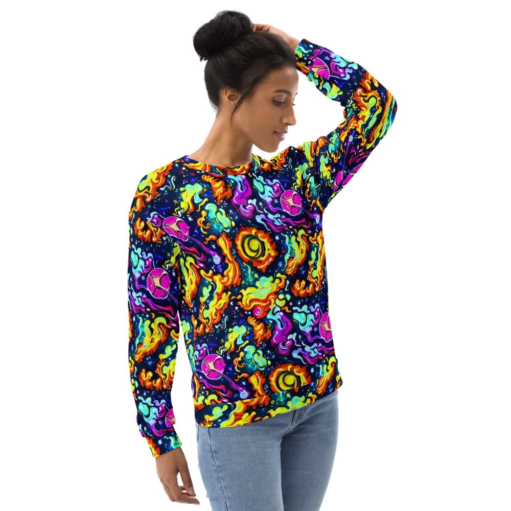 The Neon Dream on Sweatshirt — Right Front