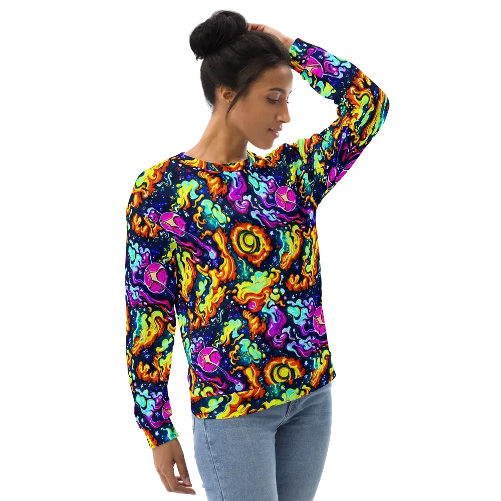 The Neon Dream on Sweatshirt — Right Front