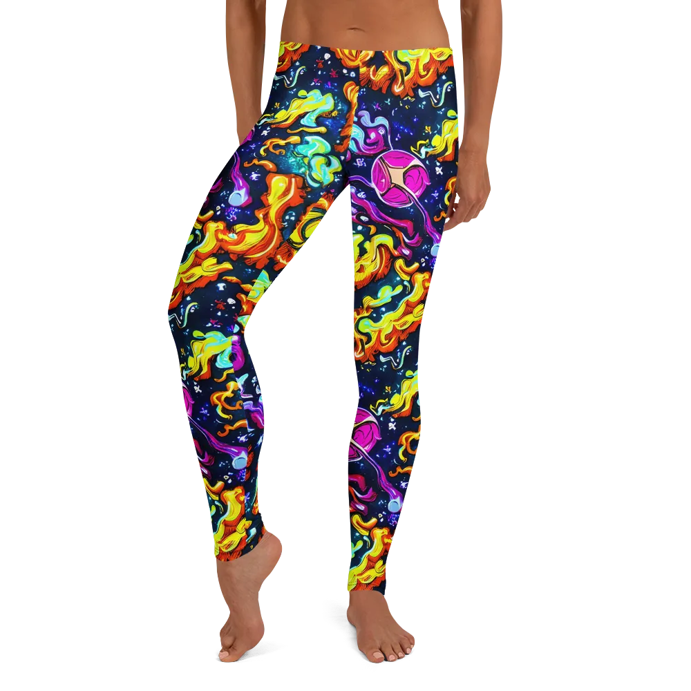 The Neon Dream on Leggings — Front