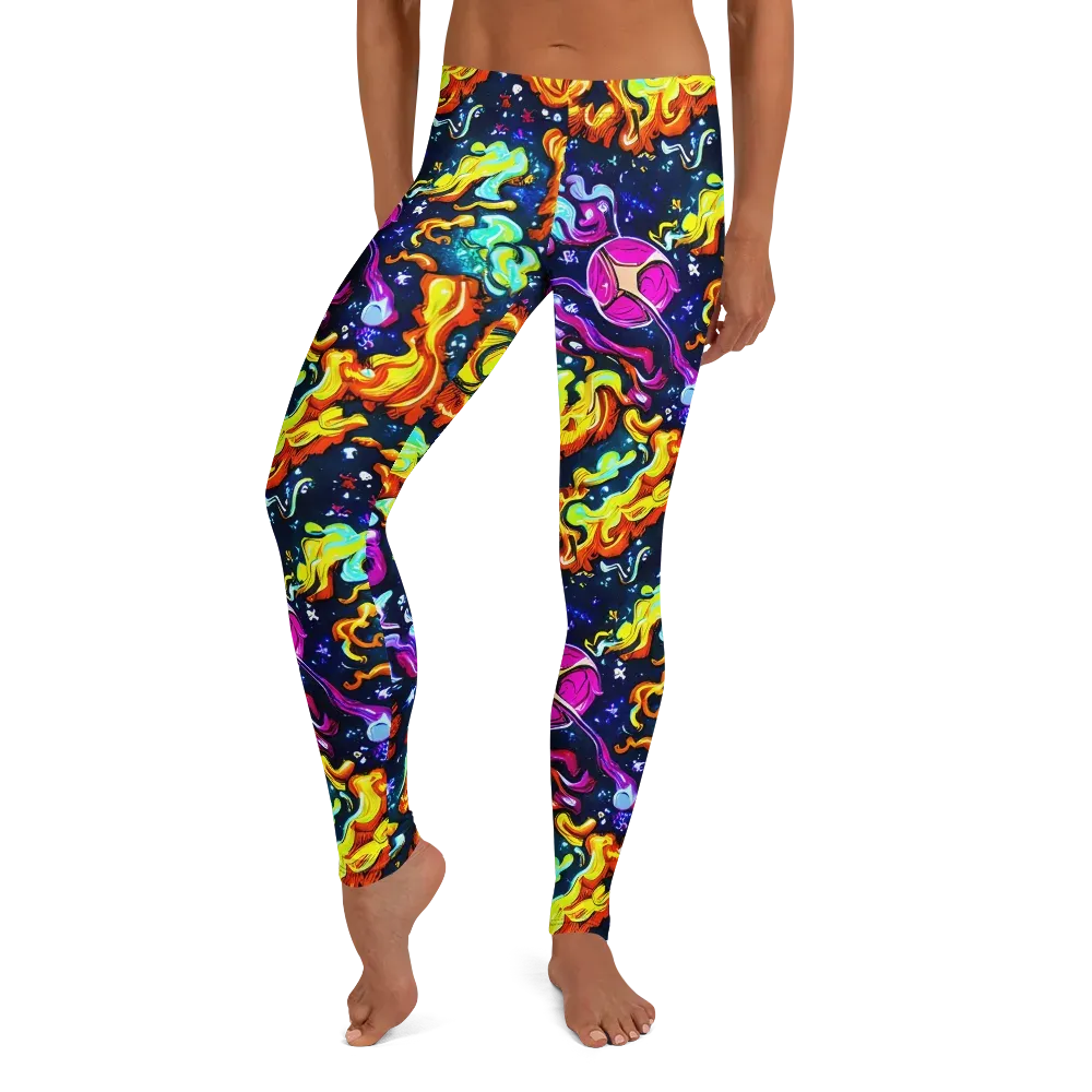 The Neon Dream on Leggings — Front