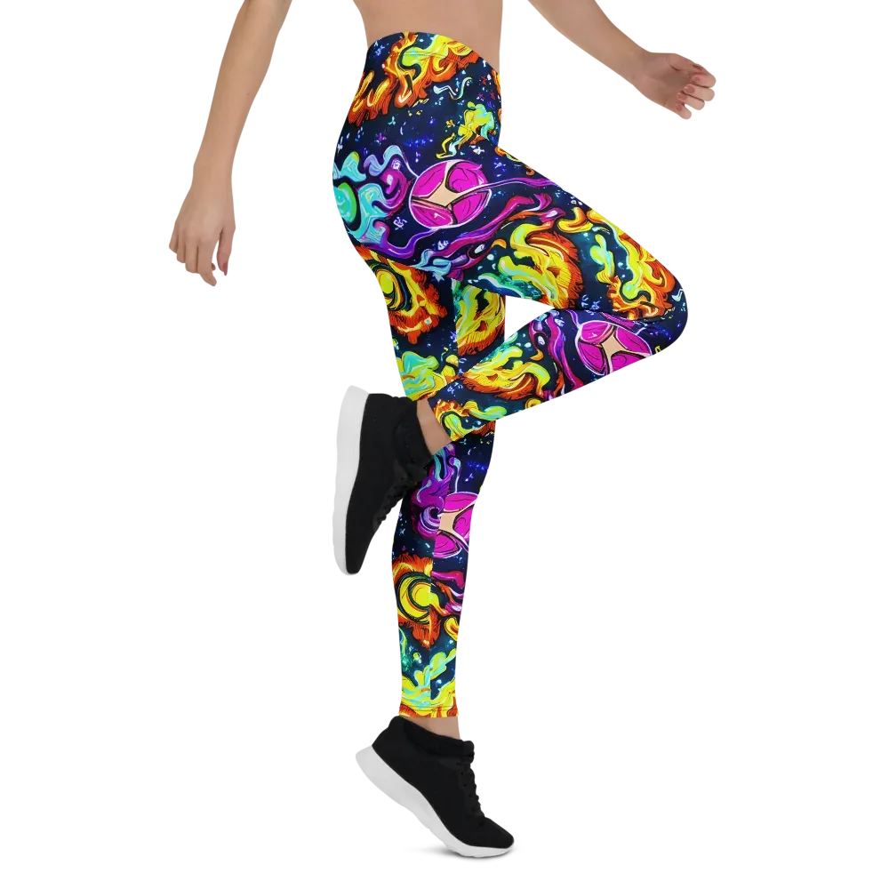The Neon Dream on Leggings — Right