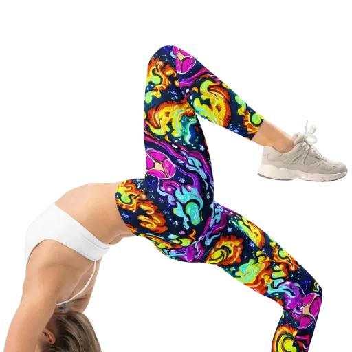 The Neon Dream on a Leggings