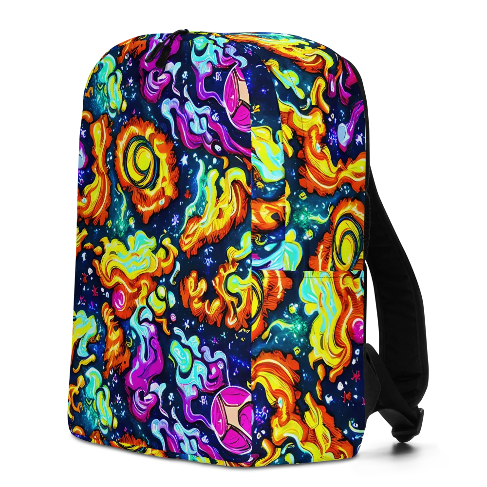 The Neon Dream on Minimalist Backpack — Left