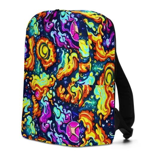 The Neon Dream on a Minimalist Backpack