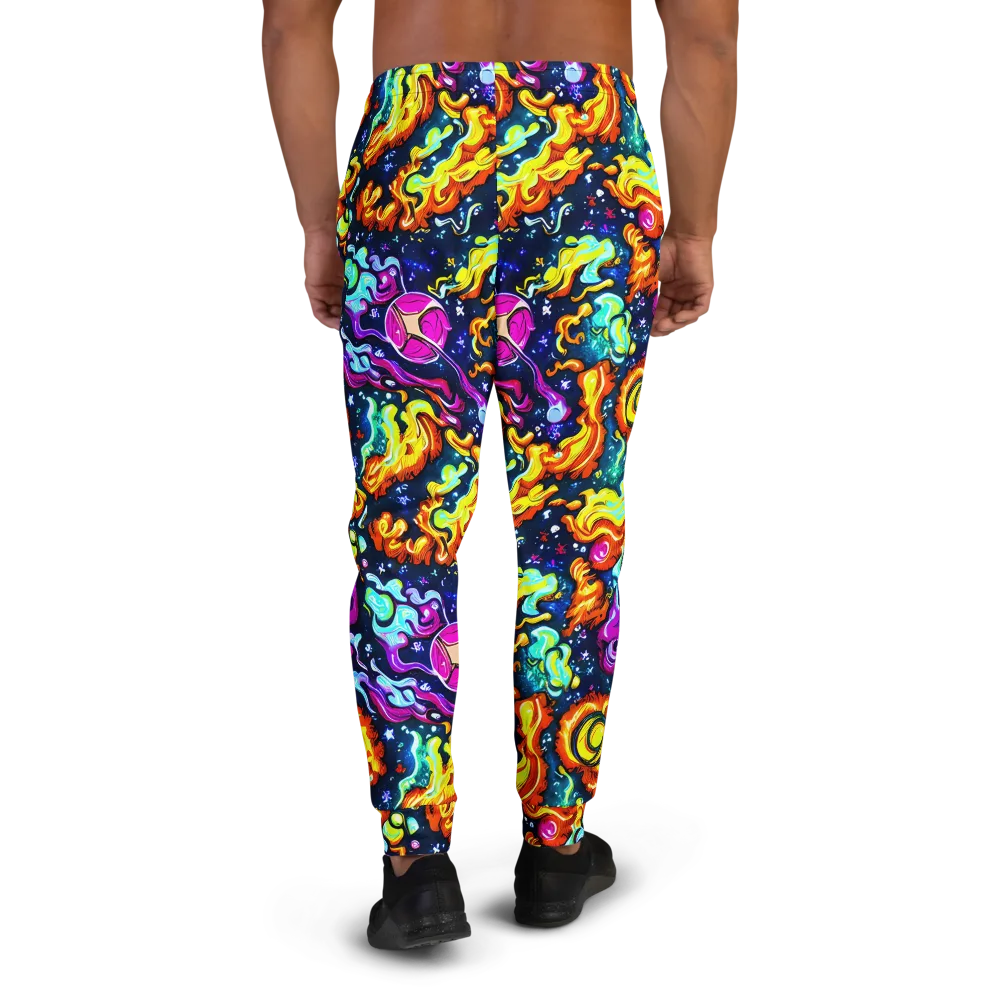 The Neon Dream on Men's Joggers — Back