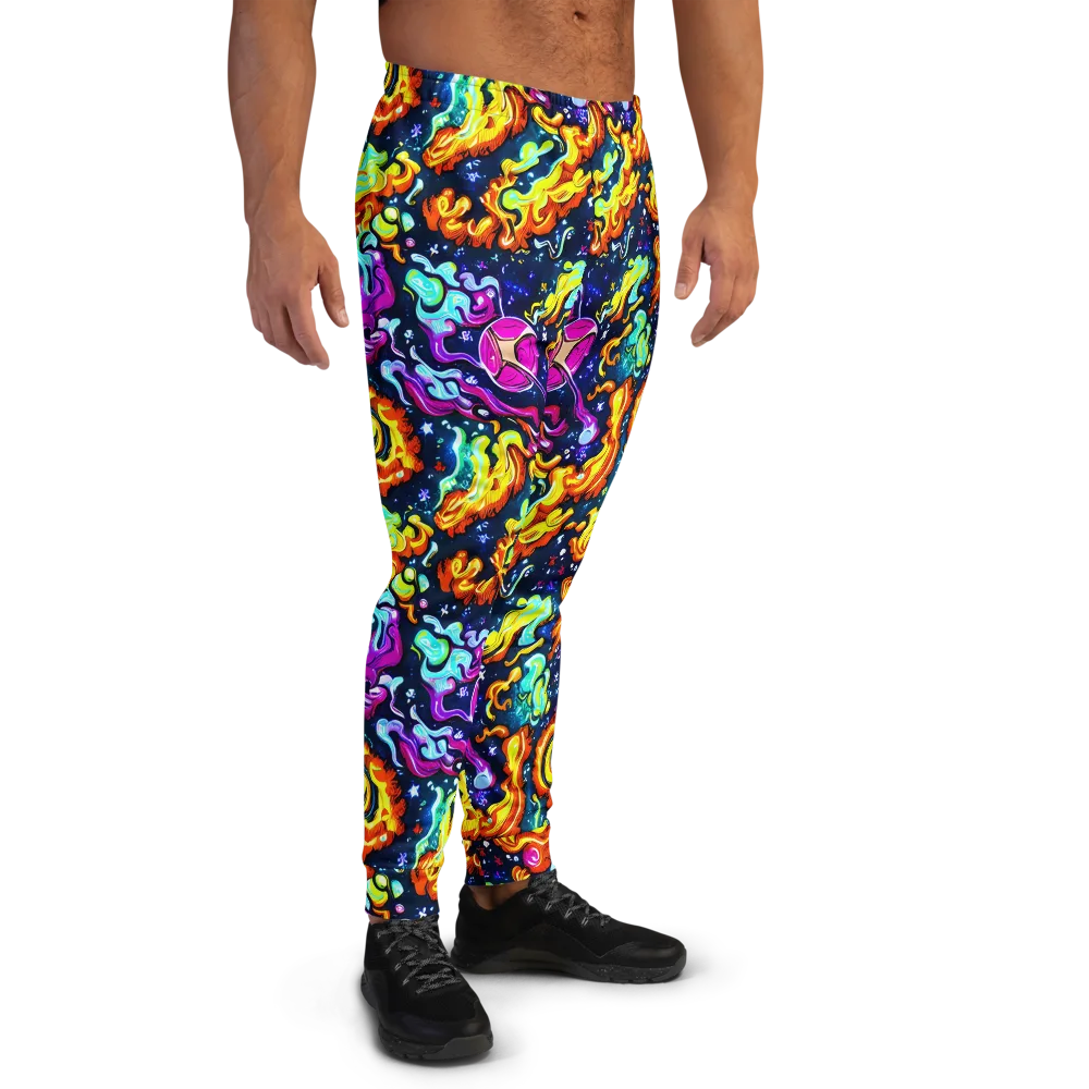 The Neon Dream on Men's Joggers — Right