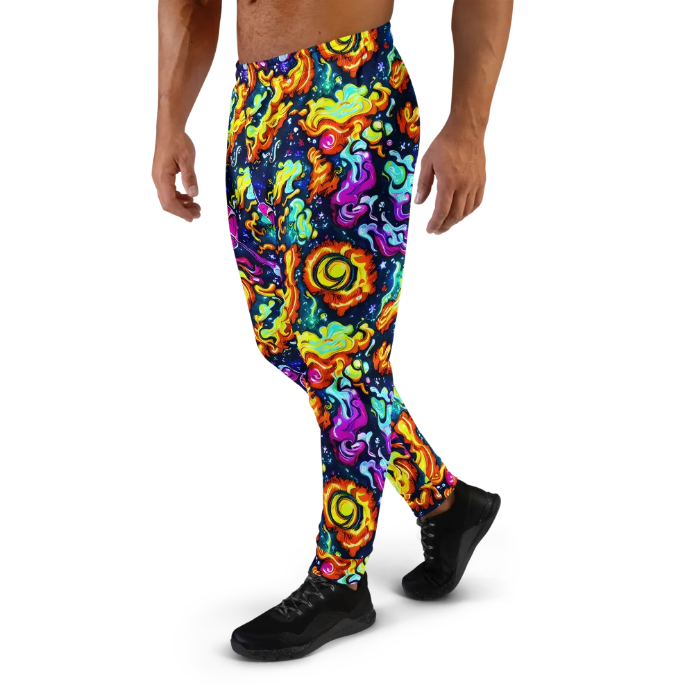 The Neon Dream on Men's Joggers — Left