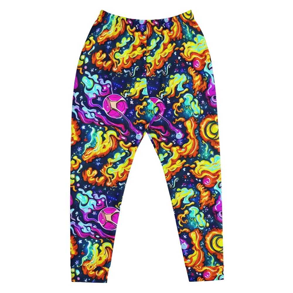 The Neon Dream on Men's Joggers — Front