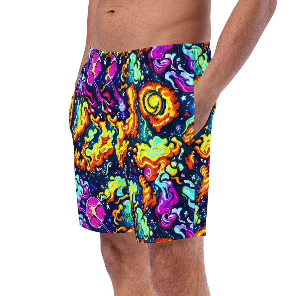 The Neon Dream on Swim Trunks — Left Front