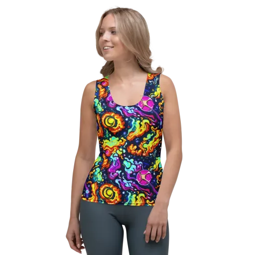 The Neon Dream on a Women's Tank Top