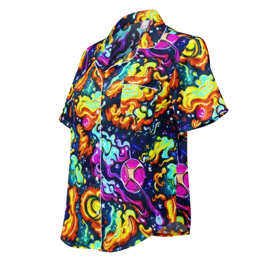 The Neon Dream on a Women's Short Sleeve Pajama Top