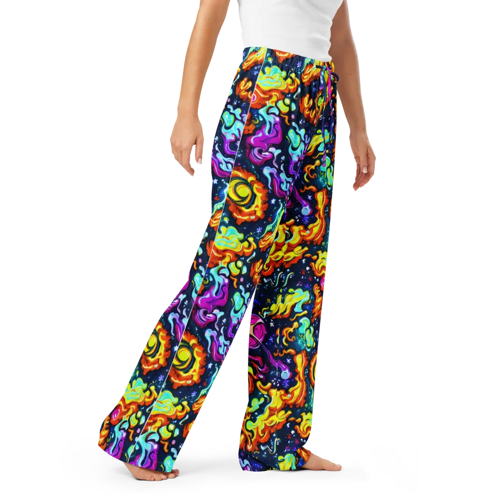 The Neon Dream on Women's Pajama Pants — Right Front