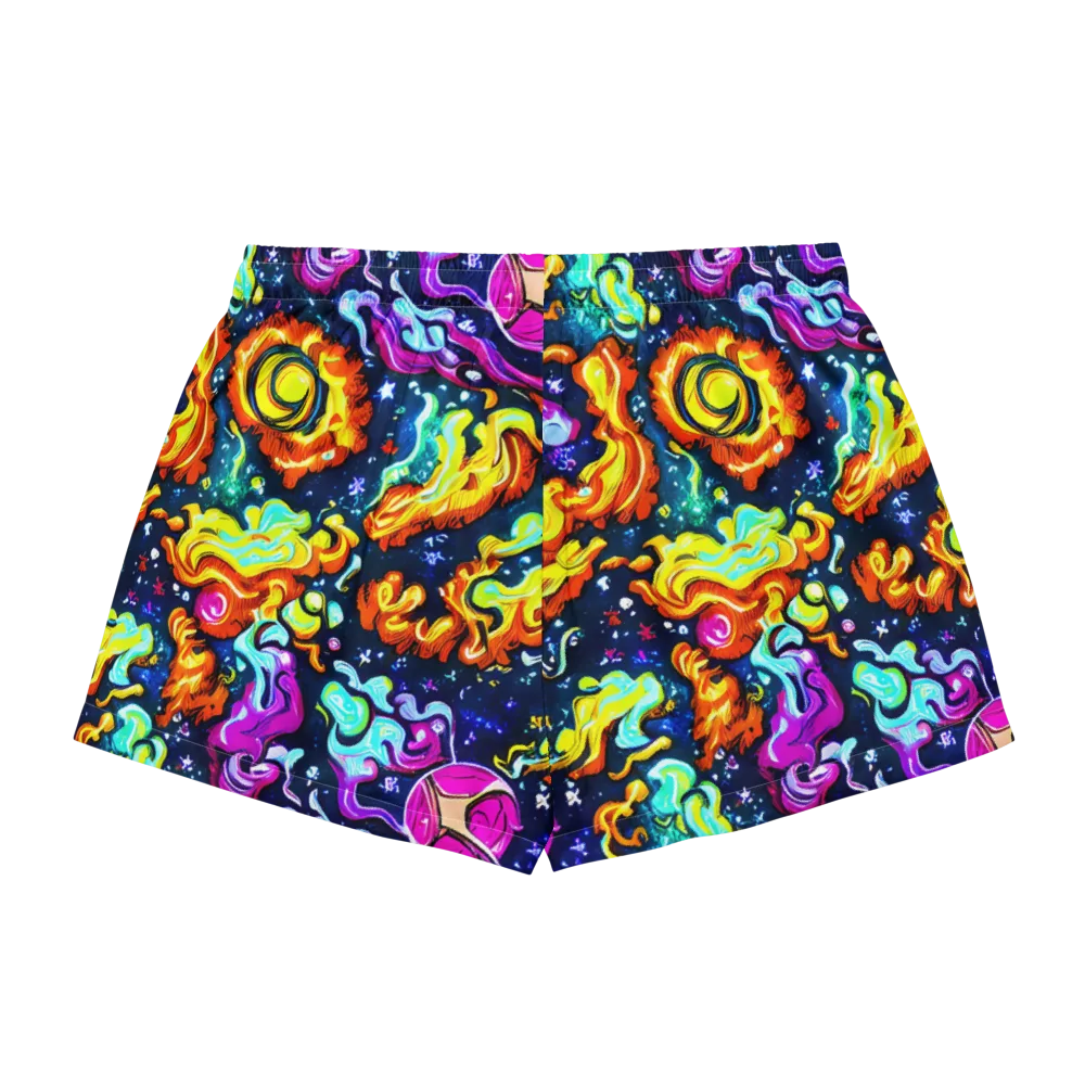 The Neon Dream on Women's Pajama Shorts — Back