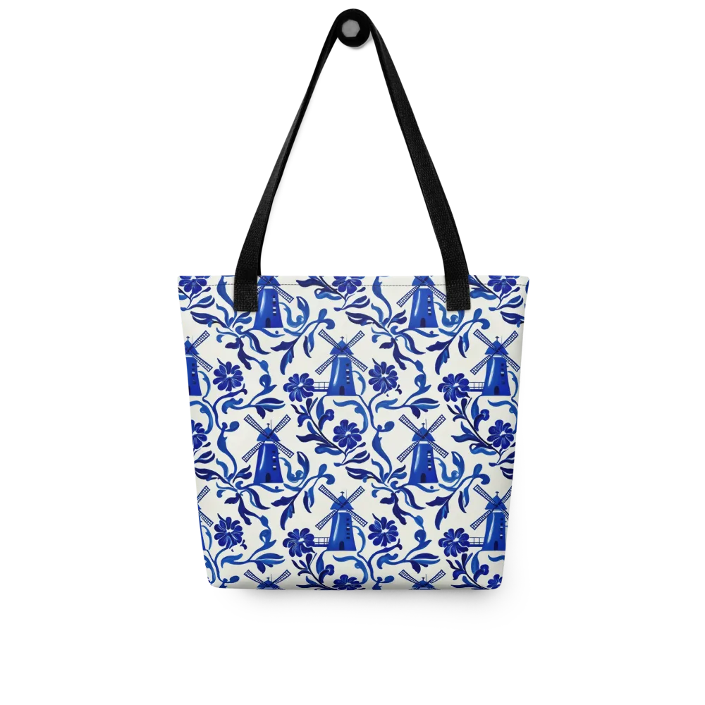 Blue Delft Breeze on Tote Bag — Front