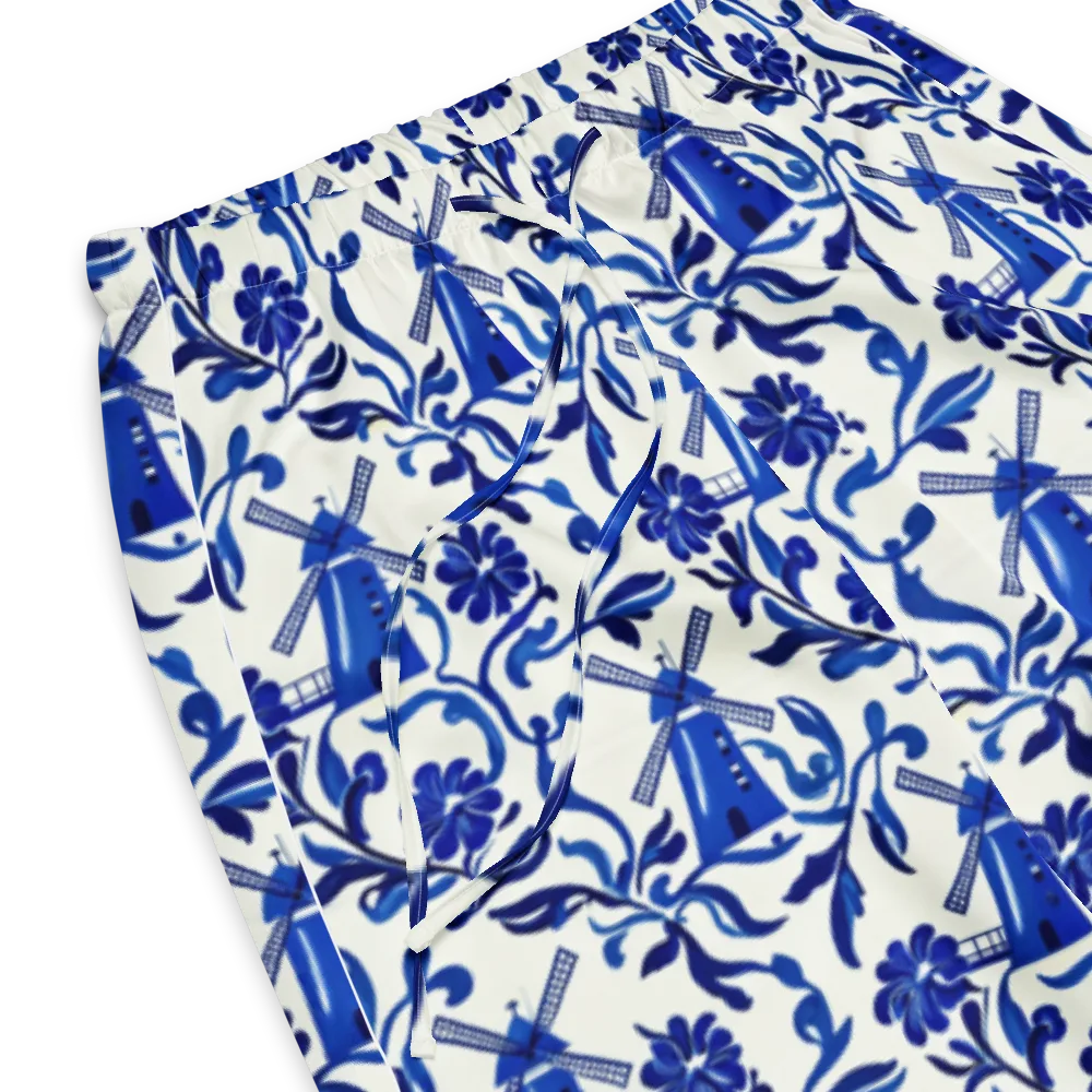 Blue Delft Breeze on Women's Pajama Pants — Product details