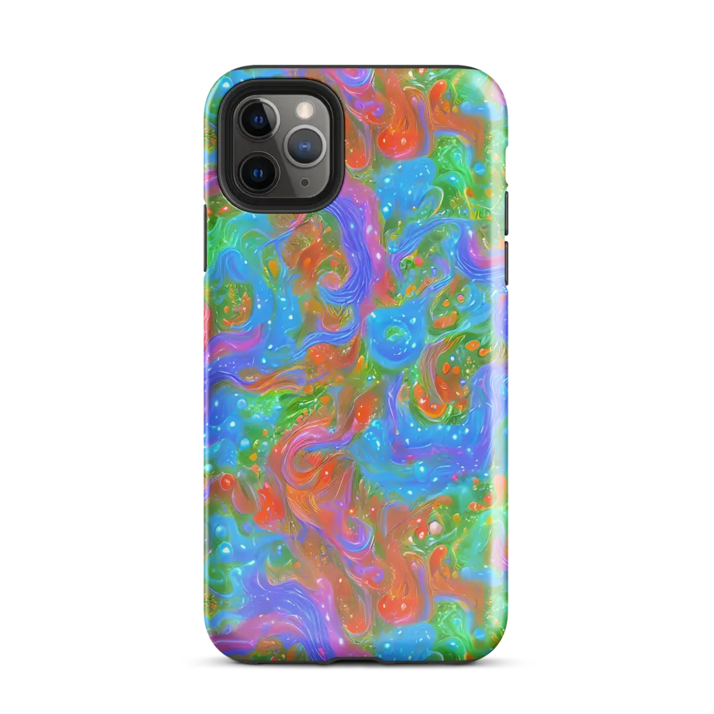 Psychedelic Cascade on Tough Case for iPhone® — Front