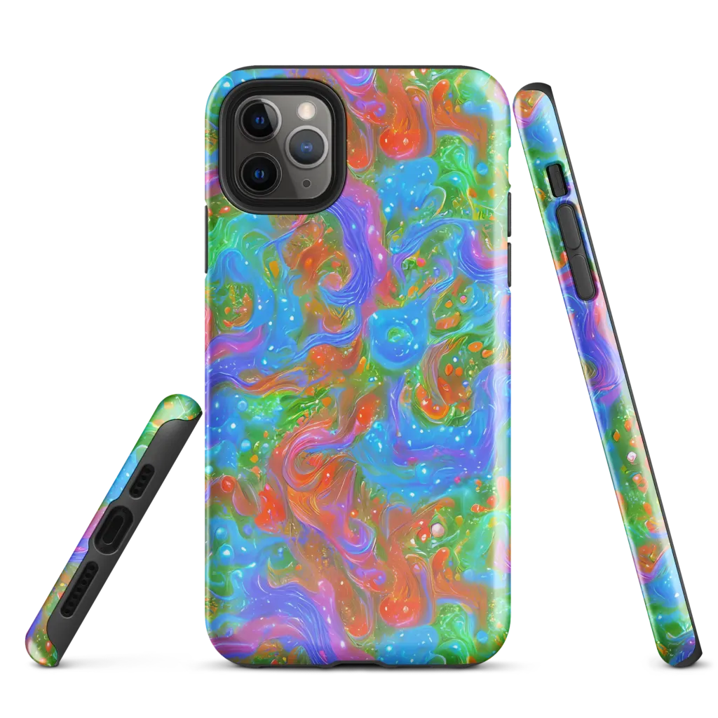 Psychedelic Cascade on Tough Case for iPhone® — Front