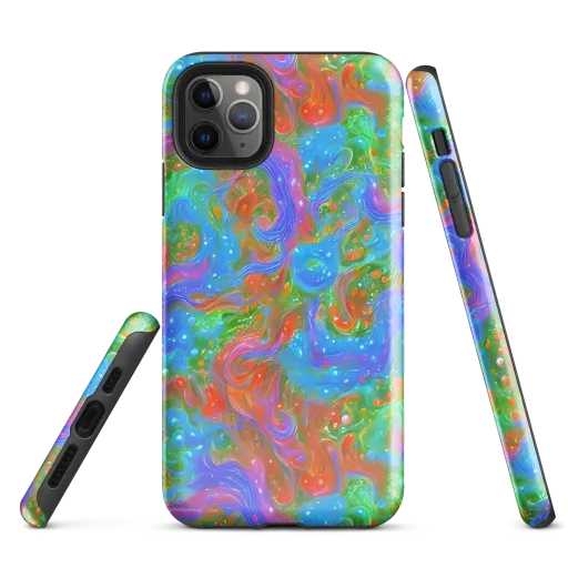 Psychedelic Cascade on a Tough Case for iPhone®