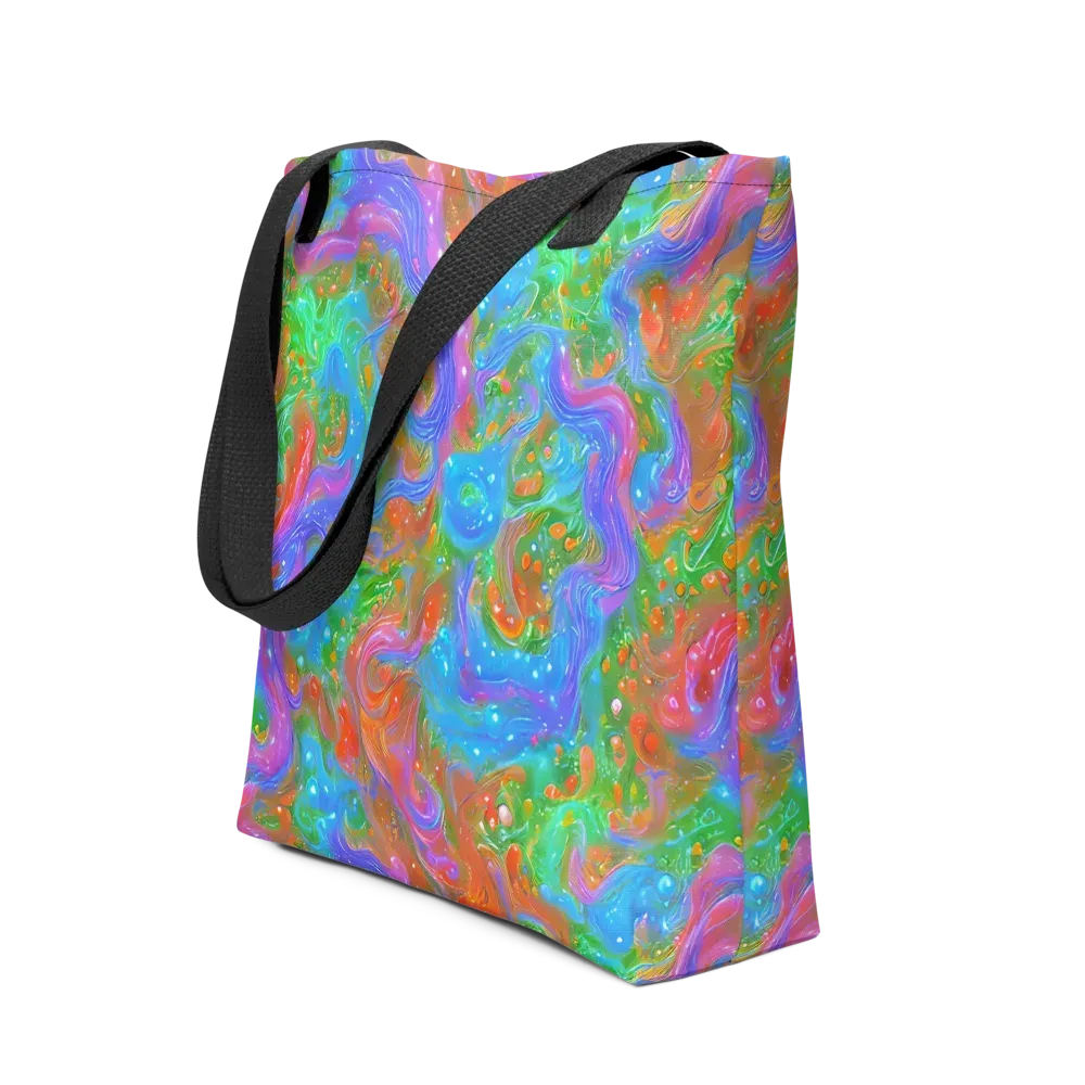 Psychedelic Cascade on Tote Bag — Front