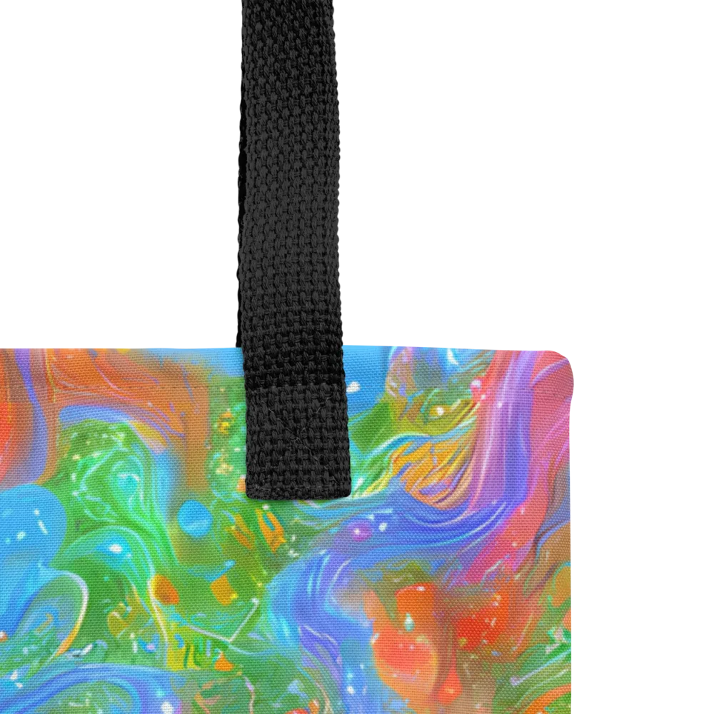 Psychedelic Cascade on Tote Bag — Product details