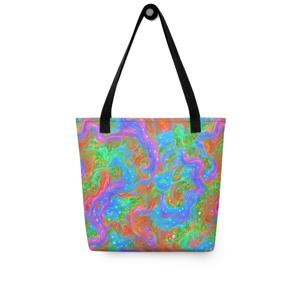 Psychedelic Cascade on Tote Bag — Front
