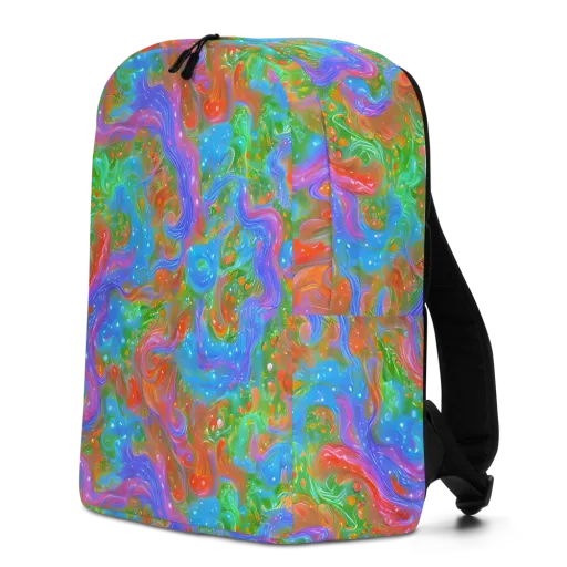 Psychedelic Cascade on a Minimalist Backpack