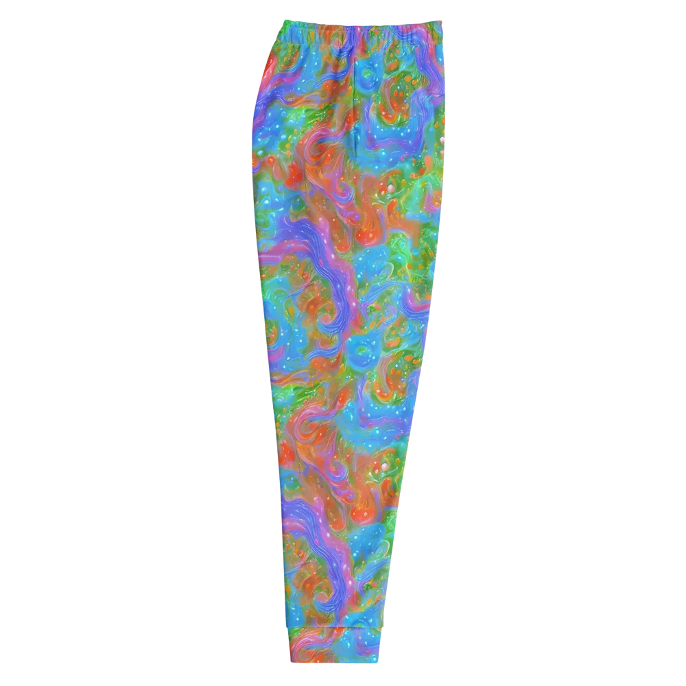 Psychedelic Cascade on Men's Joggers — Right