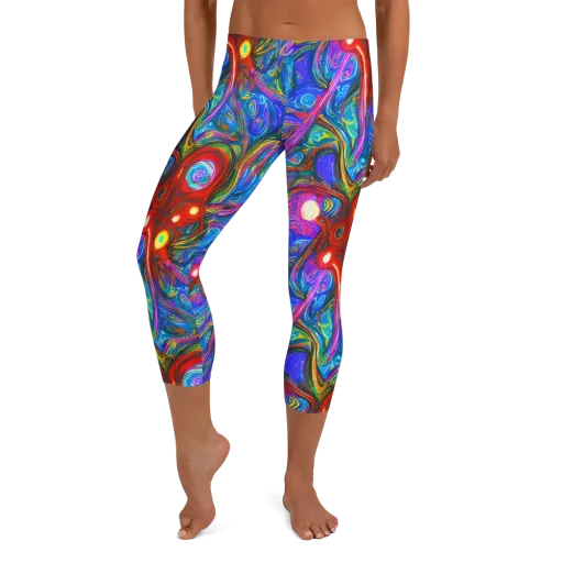 The Chromatic Dream on a Capri Leggings