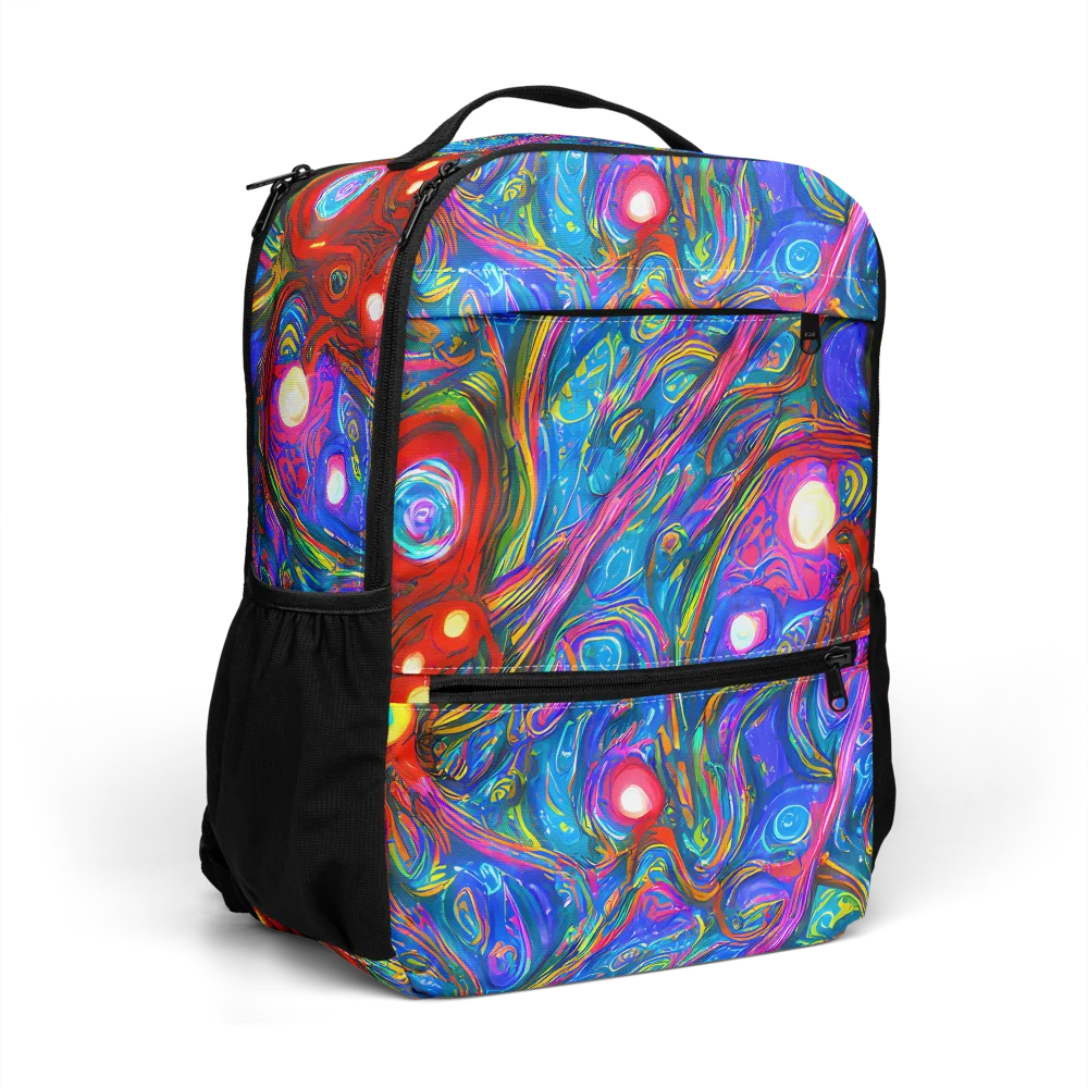 The Chromatic Dream on Utility Backpack — Right Front