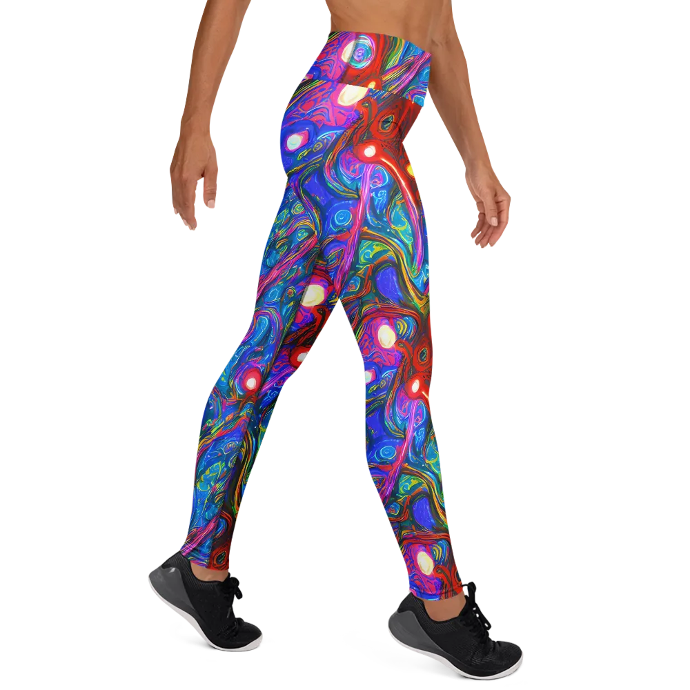 The Chromatic Dream on Yoga Leggings — Right