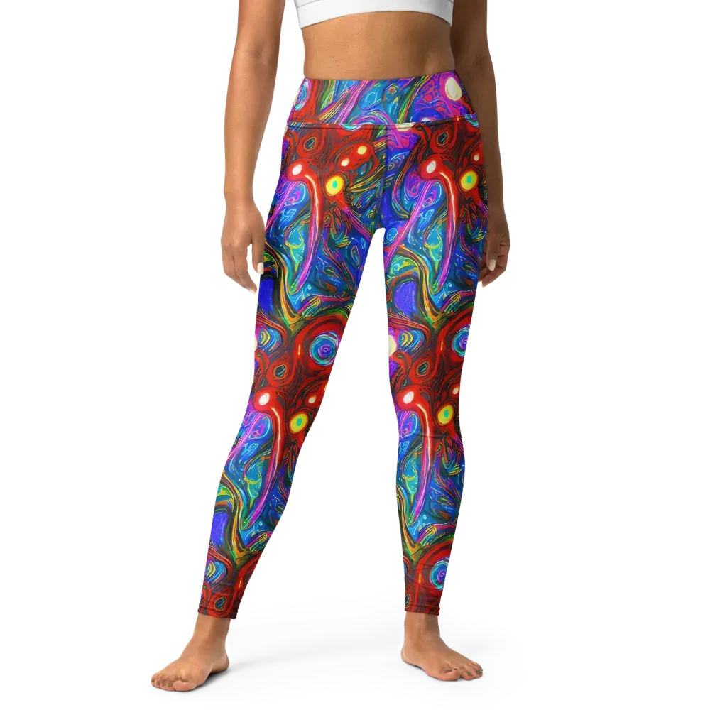 The Chromatic Dream on Yoga Leggings — Front