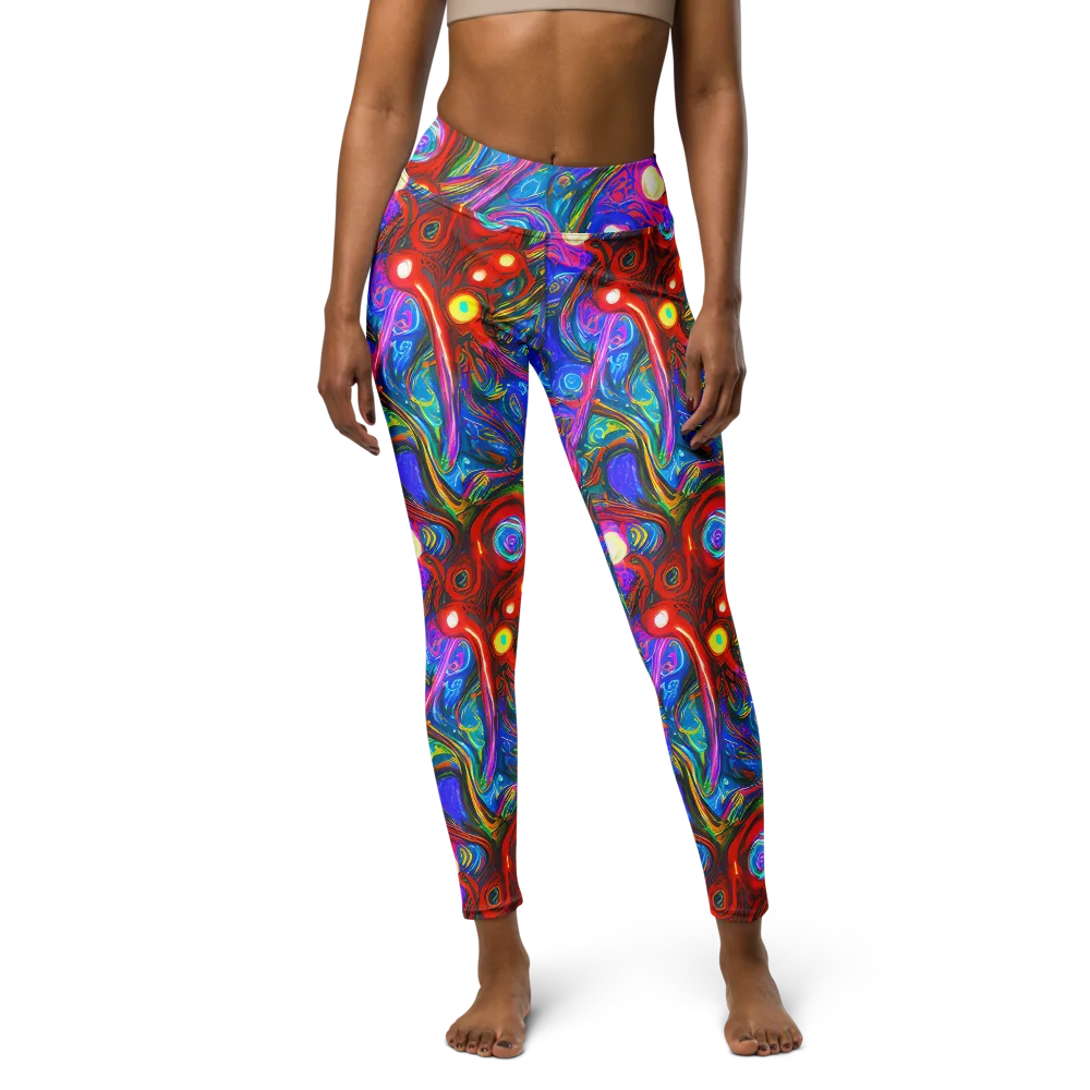 The Chromatic Dream on Yoga Leggings — Front